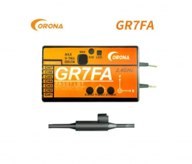 Receptor Corona GR7FA 2.4 Ghz c/ Giróscopo 3 ejes (p/ Futaba Fasst)