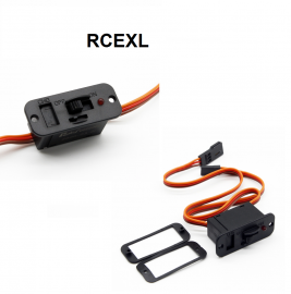 LLAVE RCEXL HD interruptor de servicio pesado con puerto de carga - Conector Futaba