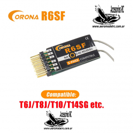 Corona R6SF 2.4GHz S-FHSS/FHSS Compatible 6Ch Micro S.bus Receiver  